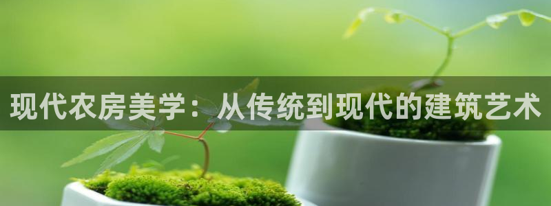 威九國際黃威尼斯：現(xiàn)代農(nóng)房美學：從傳統(tǒng)到現(xiàn)代的建筑藝術
